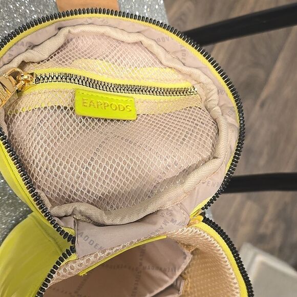 Steve Madden Quilted Tech Organizer- Cyber Lime - Picture 9 of 11